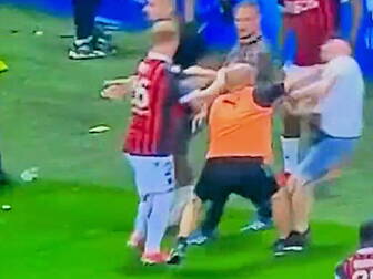 Nice say supporter hospitalise...